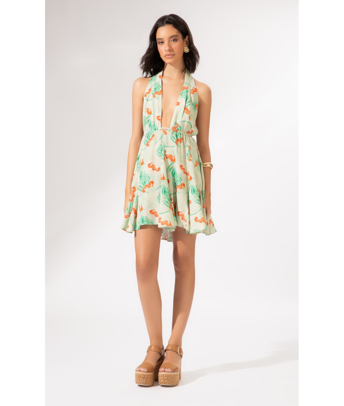 Vestido Seahorse Verde Claro