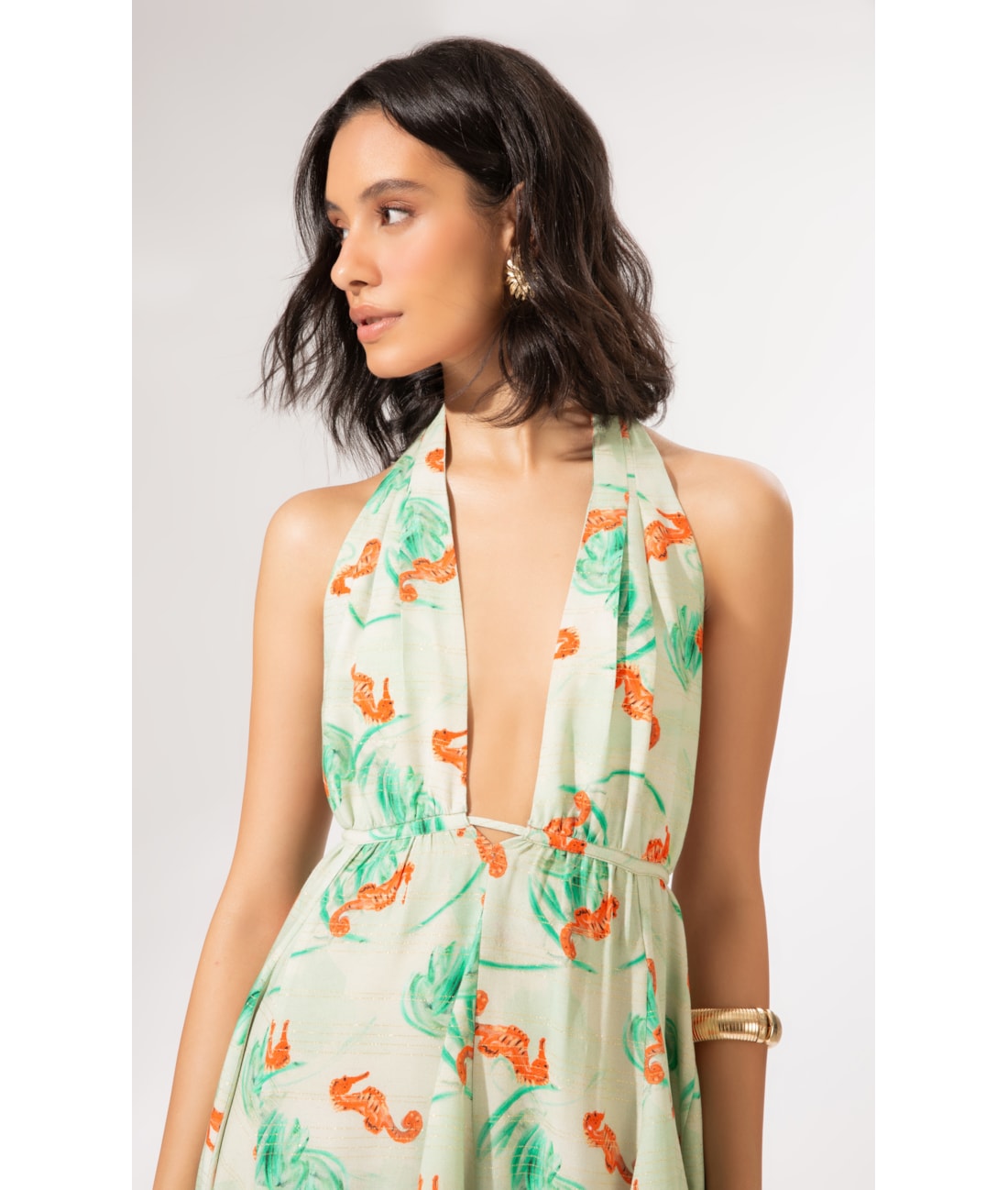 Vestido Seahorse Verde Claro