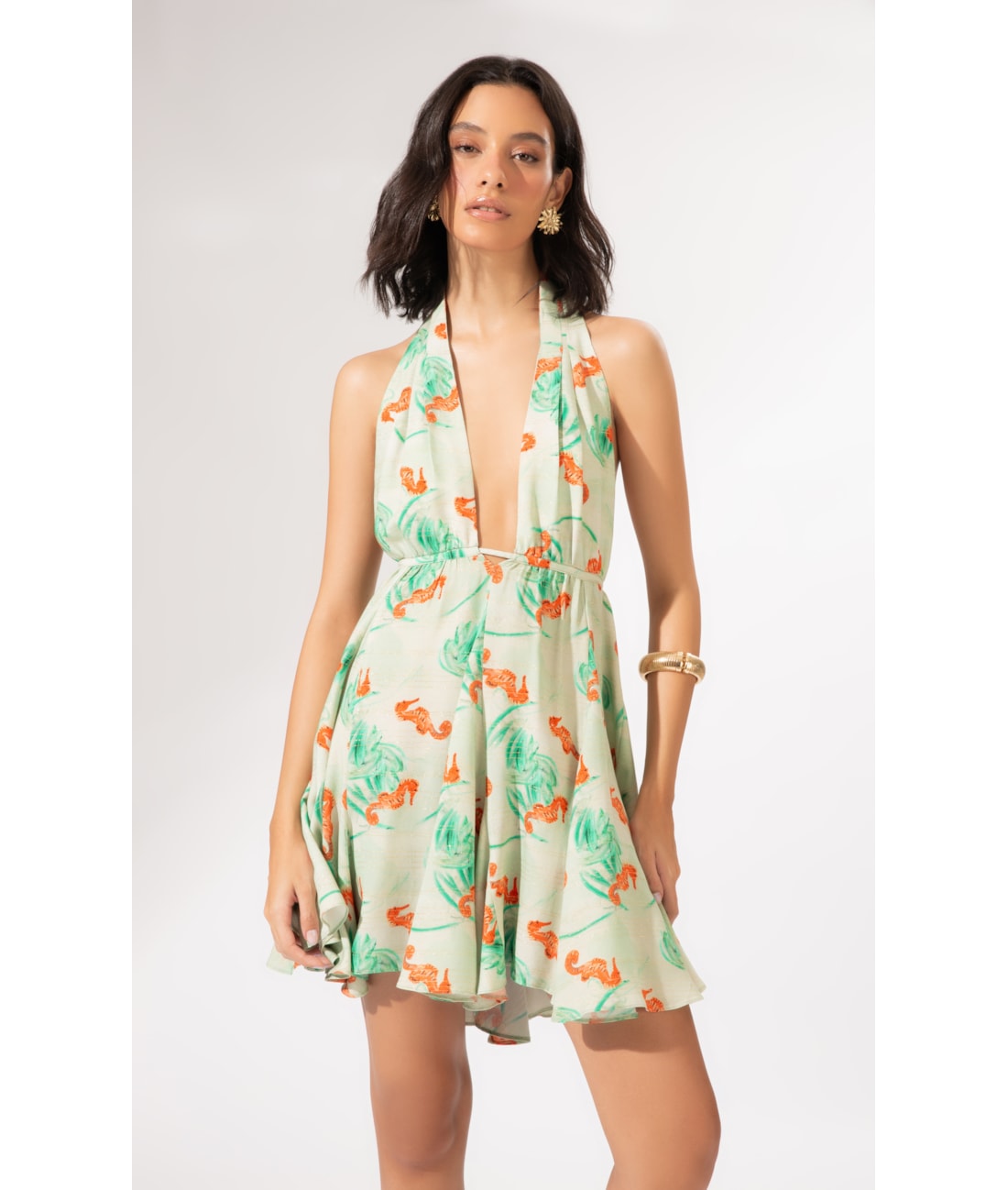 Vestido Seahorse Verde Claro