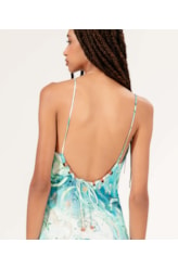 Vestido Sirena Laço Off White