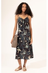 Vestido Sirena Laço Preto