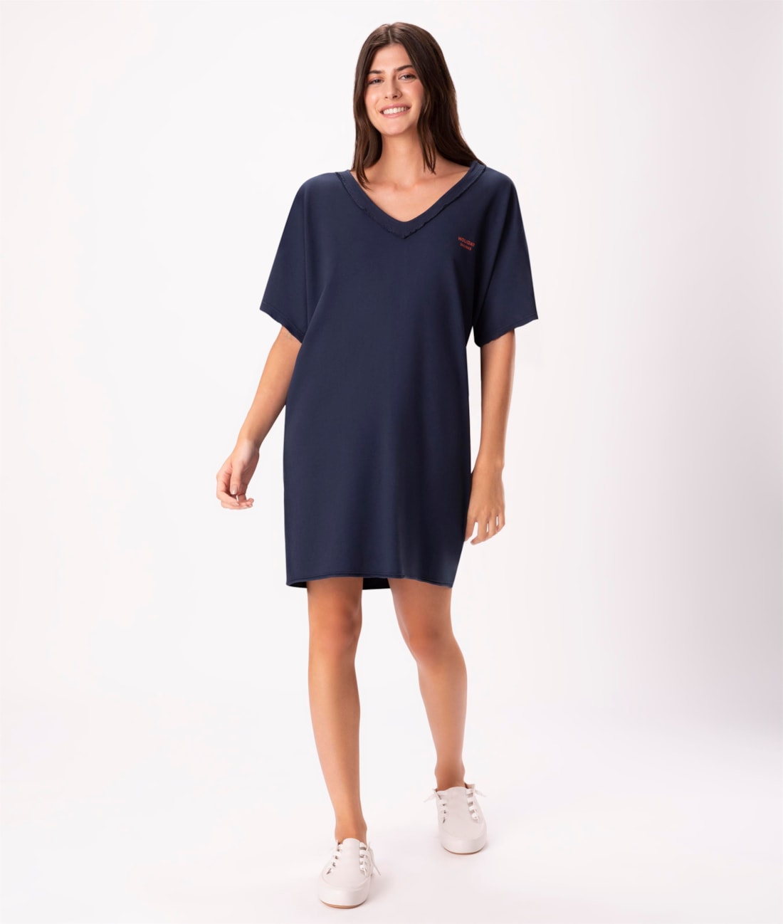 Vestido Vicky Curto Gd Marinho